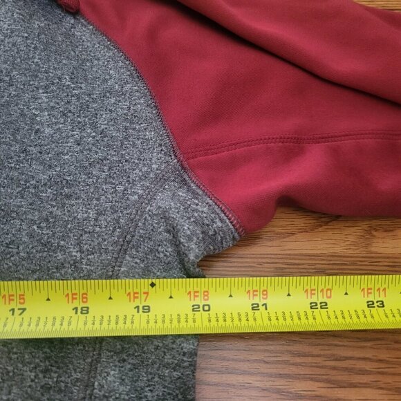 Champion Stanford Cardinal Men’s Medium Gray Red Sewn Jacket Full Zip Hoodie - Picture 14 of 15